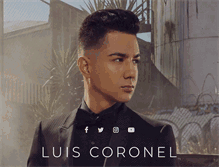 Tablet Screenshot of luiscoronelmusic.com